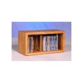 Wood Shed Wood Shed 103-1 Solid Oak desktop or shelf CD Cabinet 103-1